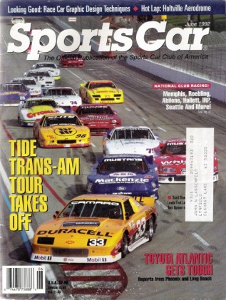 SPORTS CAR 1992 JUNE -